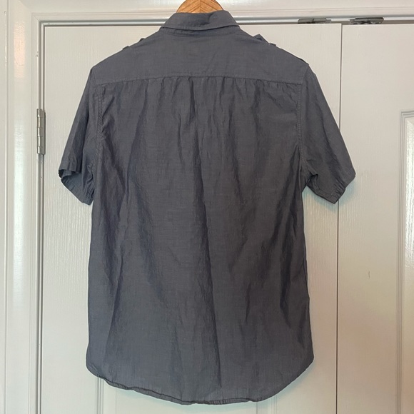 Eckō Unltd. Short Sleeve button down, Grey Blue, Size M - Picture 3 of 6